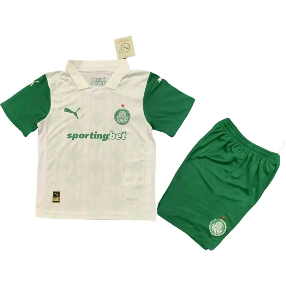 2025-26-SE Palmeiras Away-Jersey-Children's Kit