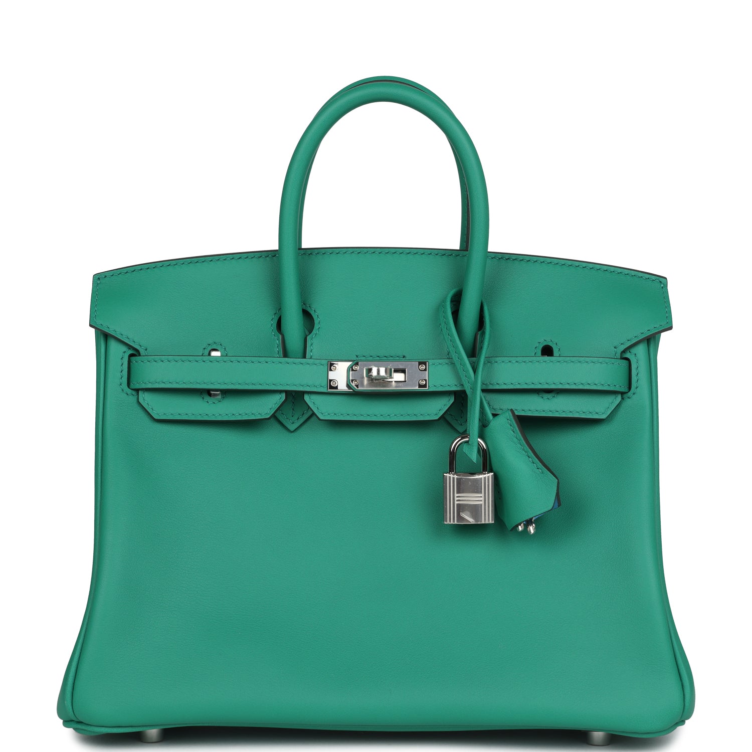 Birkin 25 Vert Vertigo Verso Swift Palladium Hardware