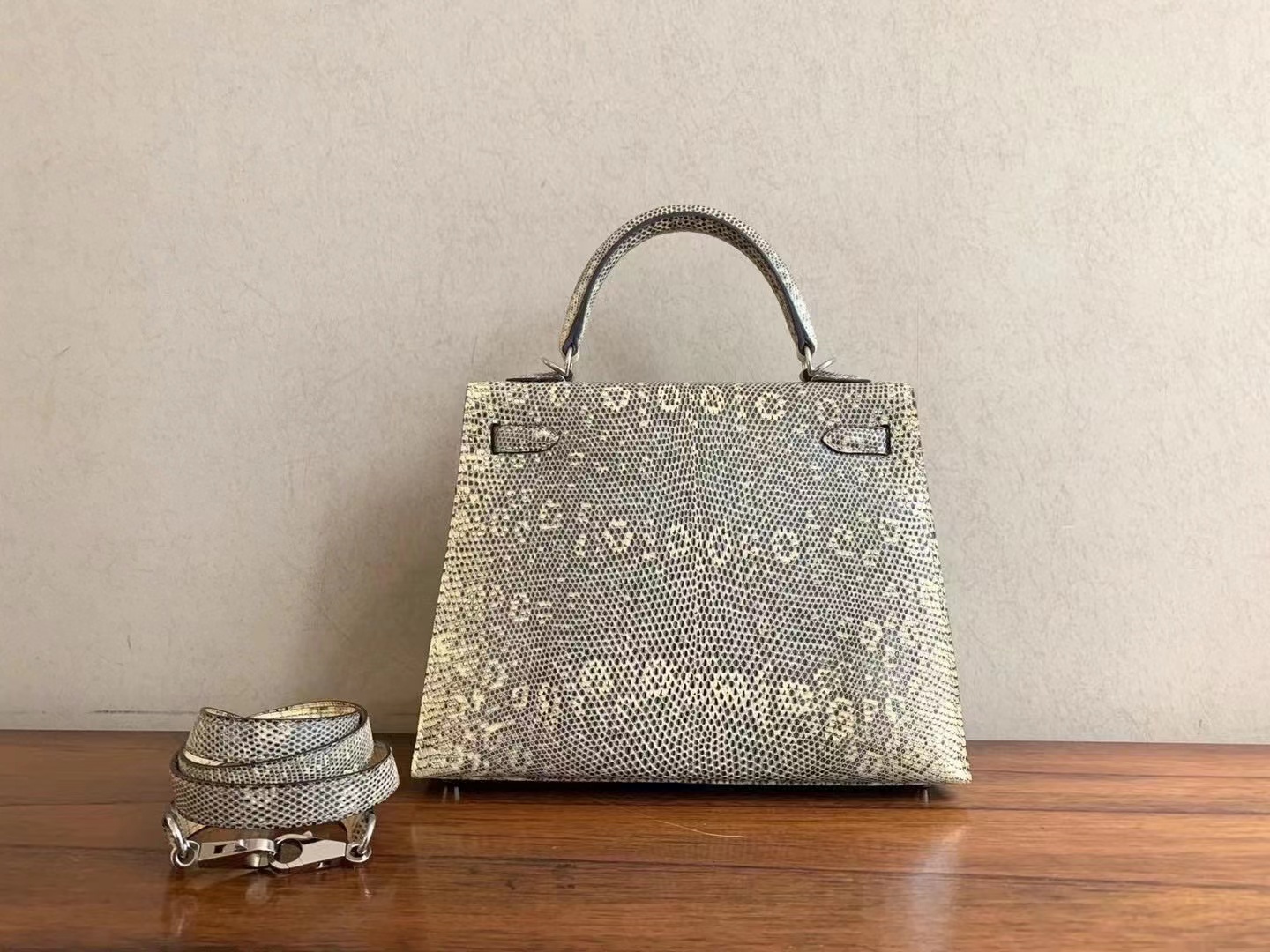 Hermes Advanced customization Kelly 25 Lizard skin