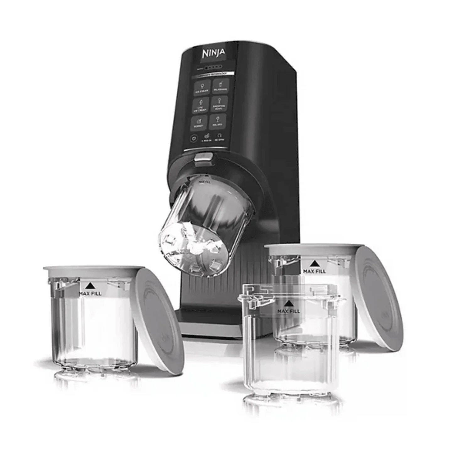 Ninja CREAMi Breeze 4 Pints Gelato Sorbet & Ice Cream Makers