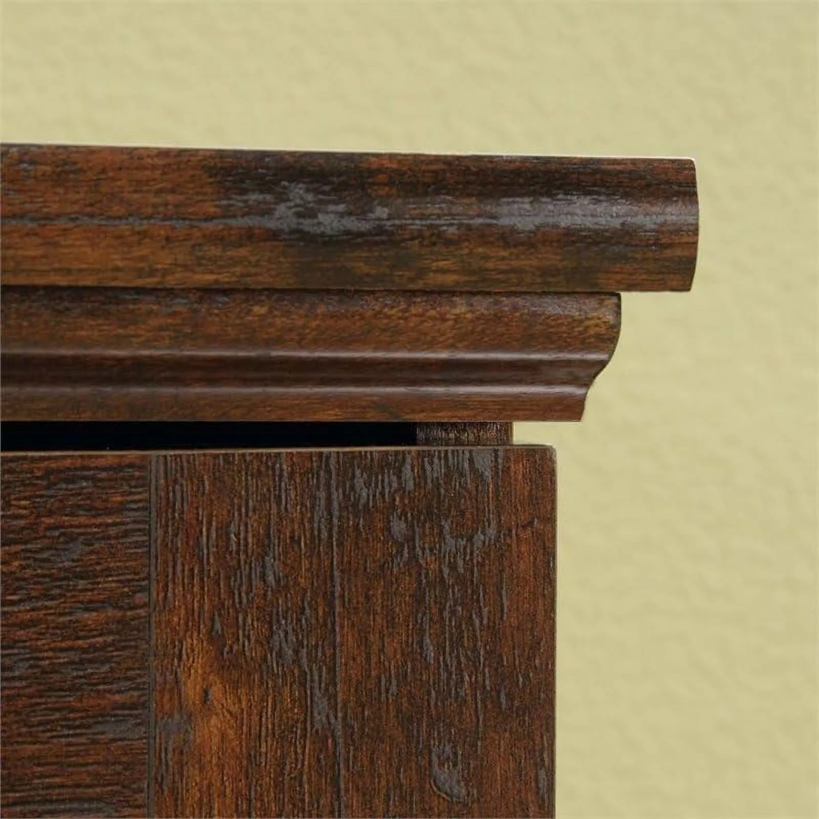 Pemberly Row Corner Computer Desk in Curado Cherry