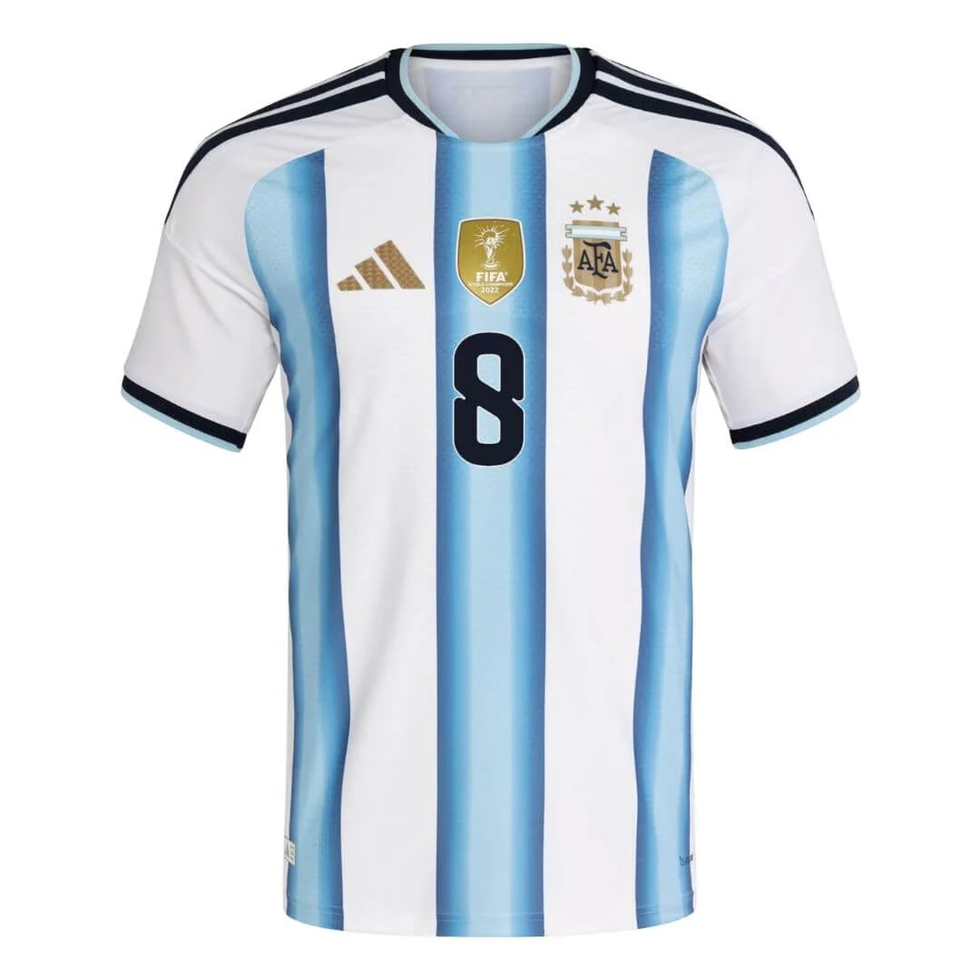 E. FERNÁNDEZ #8 Argentina Player Version Home Jersey 2026 World Cup