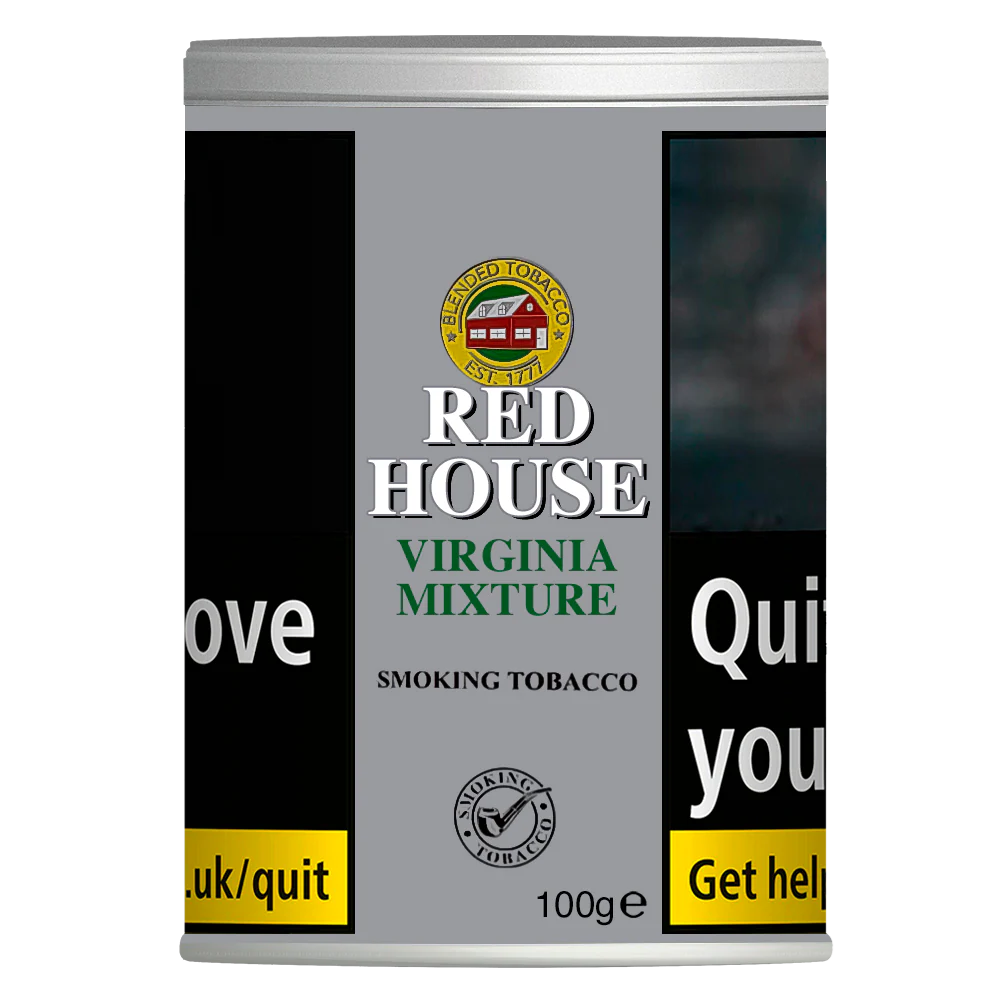 Red House Virginia Mixed Smoking Tobacco - 100g Tub