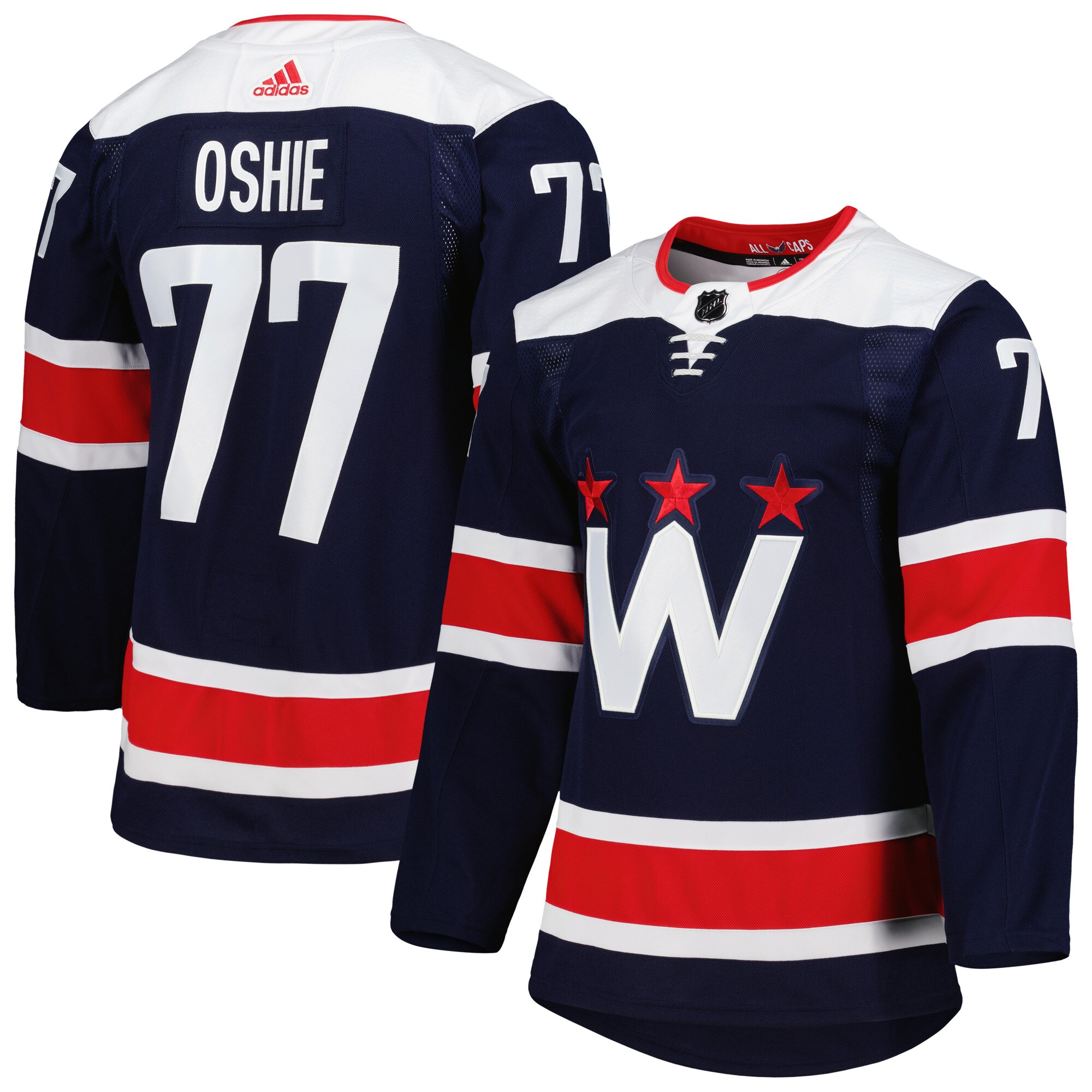 TJ Oshie Washington Capitals  Alternate Primegreen    Jersey – Navy