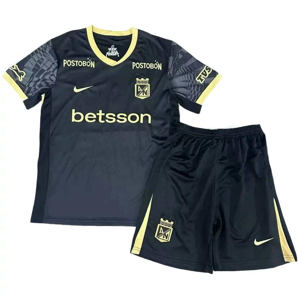 2025-26-Atlético Nacional SA Away-Jersey-Children's Kit