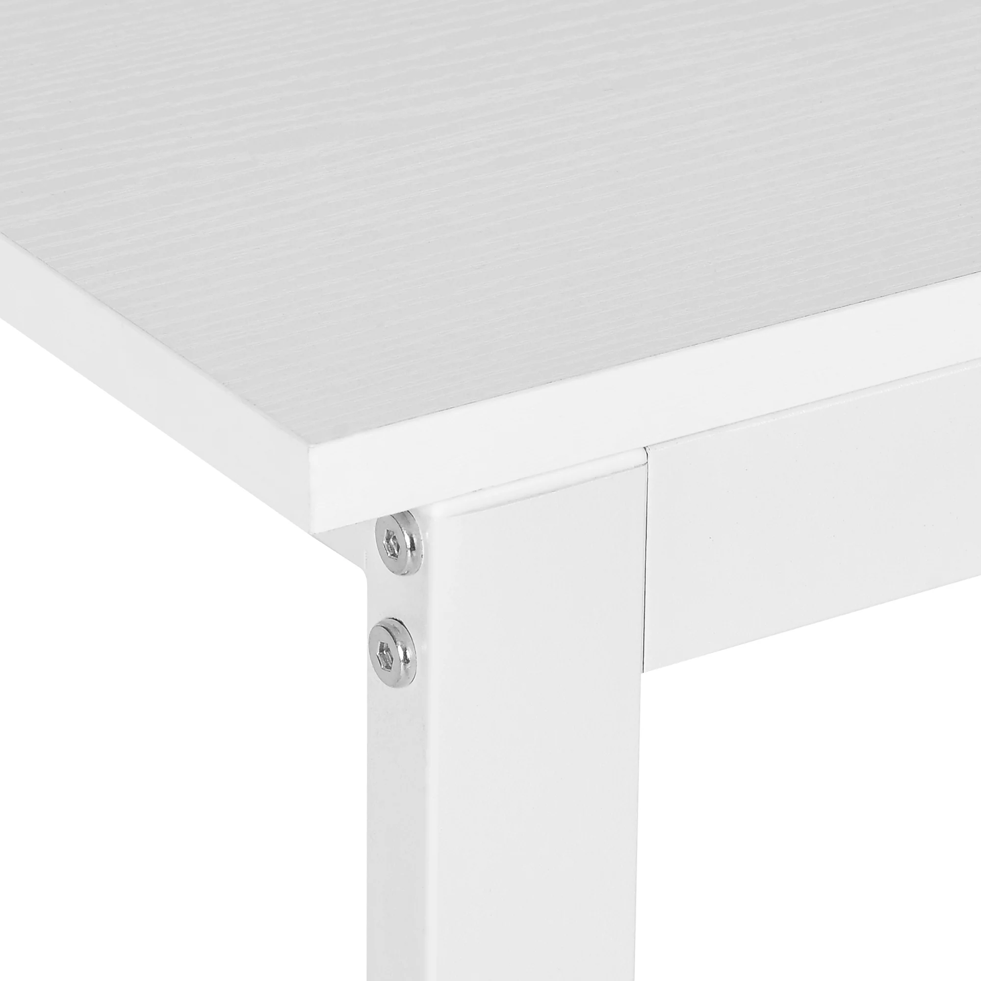 Dextrus 47 inch Computer Desk with Storage Drawers & LED Light, Office Desk with Monitor Stand & Power Outlets, Work Study PC Desk for Small Spaces, Home Office, Oak
