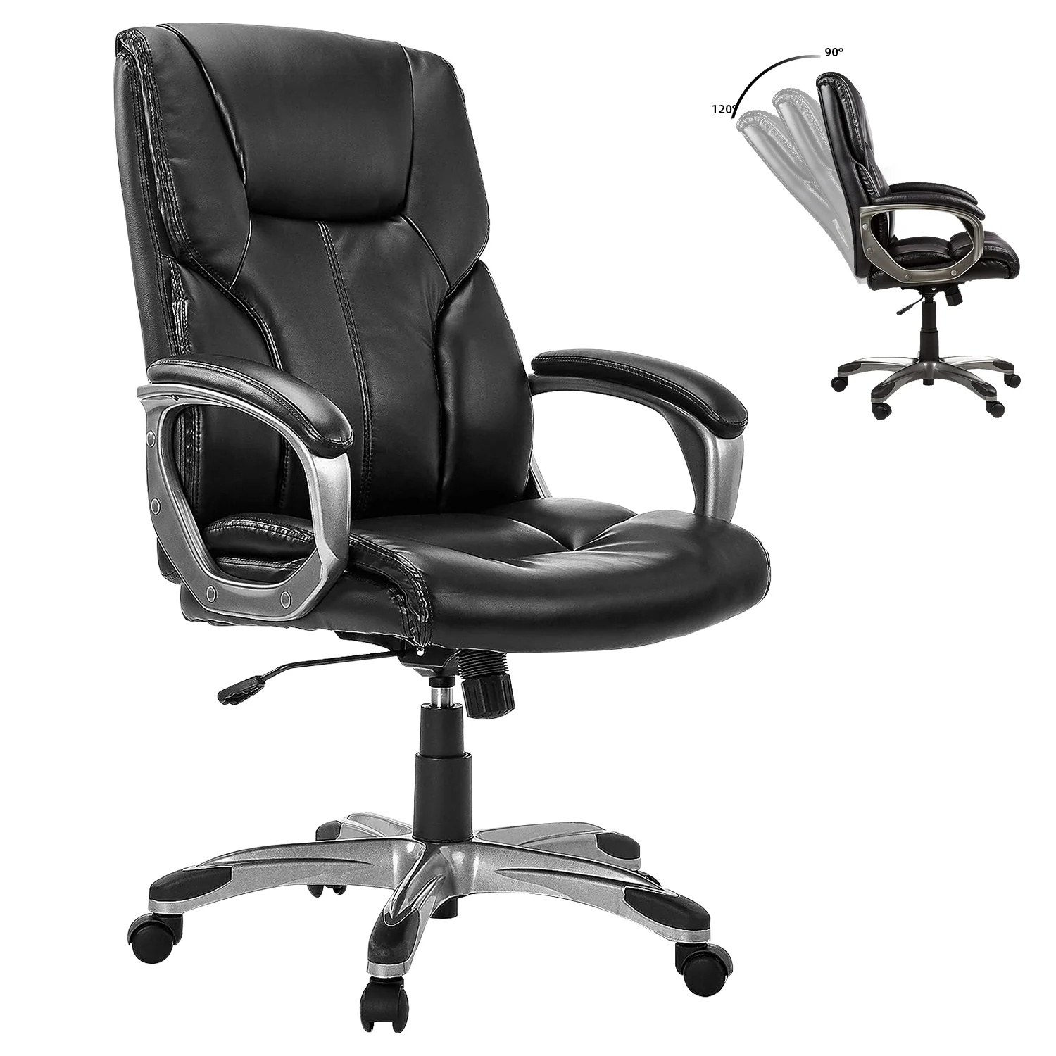 ExOffice Executive Office Chair Desk Chair Comfy Computer Chair Home Office Desk Chair,Brown