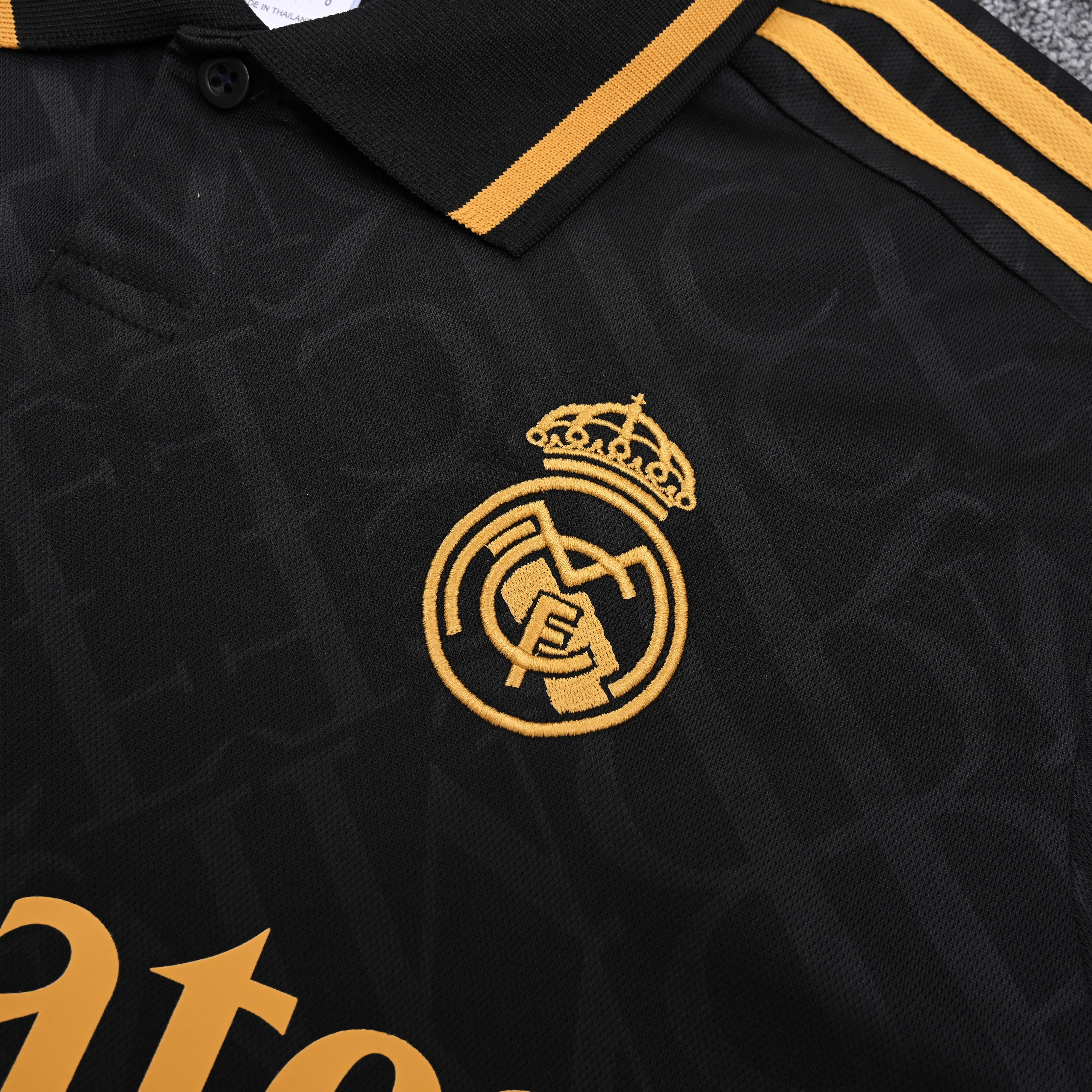 25-26 Real Madrid (POLO) Black Training Jersey - Fan Edition