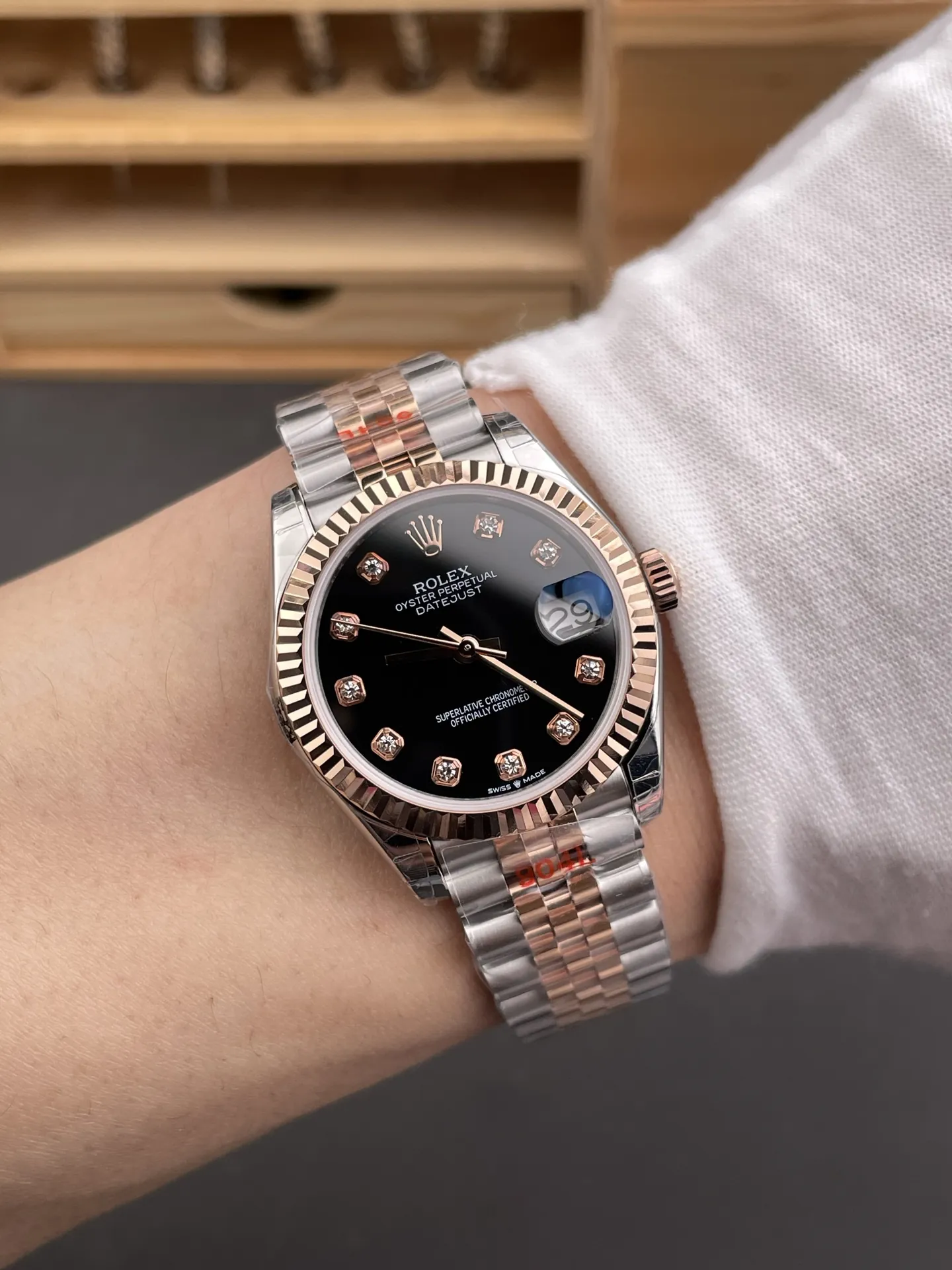 Rolex Datejust Rose Gold Ladies 31mm