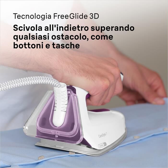 BRAUN - SISTEMA STIRANTE CARESTYLE 7 IS7266VI-Bianco viola