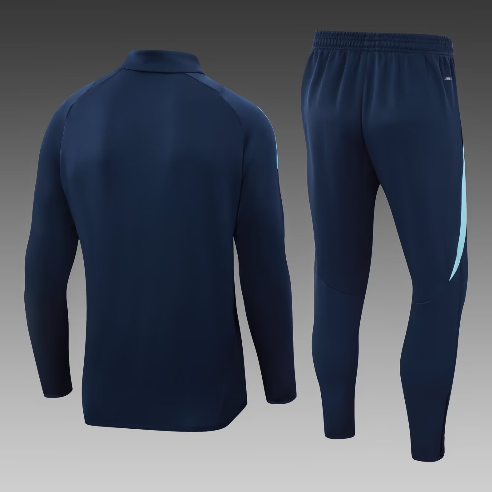 2024/2025 Arsenal Long Zipped Jacket Royal Blue Soccer Jersey 1:1 Thai Quality