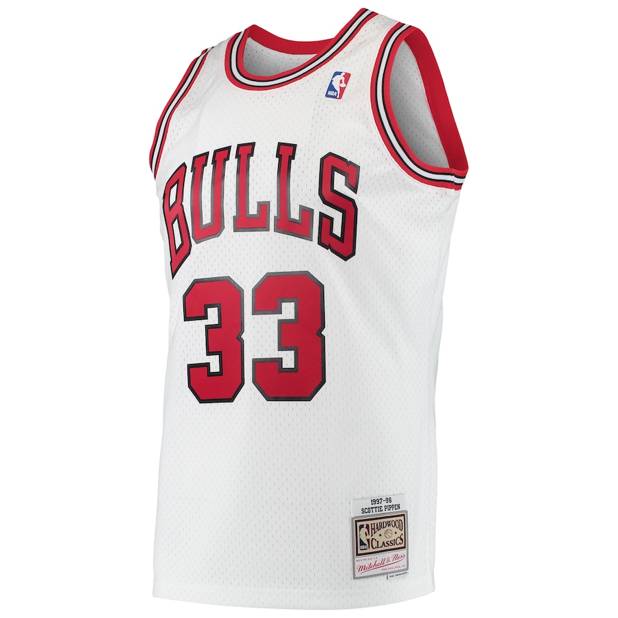 Scottie Pippen Chicago Bulls Mitchell & Ness Hardwood Classics Swingman Jersey - White