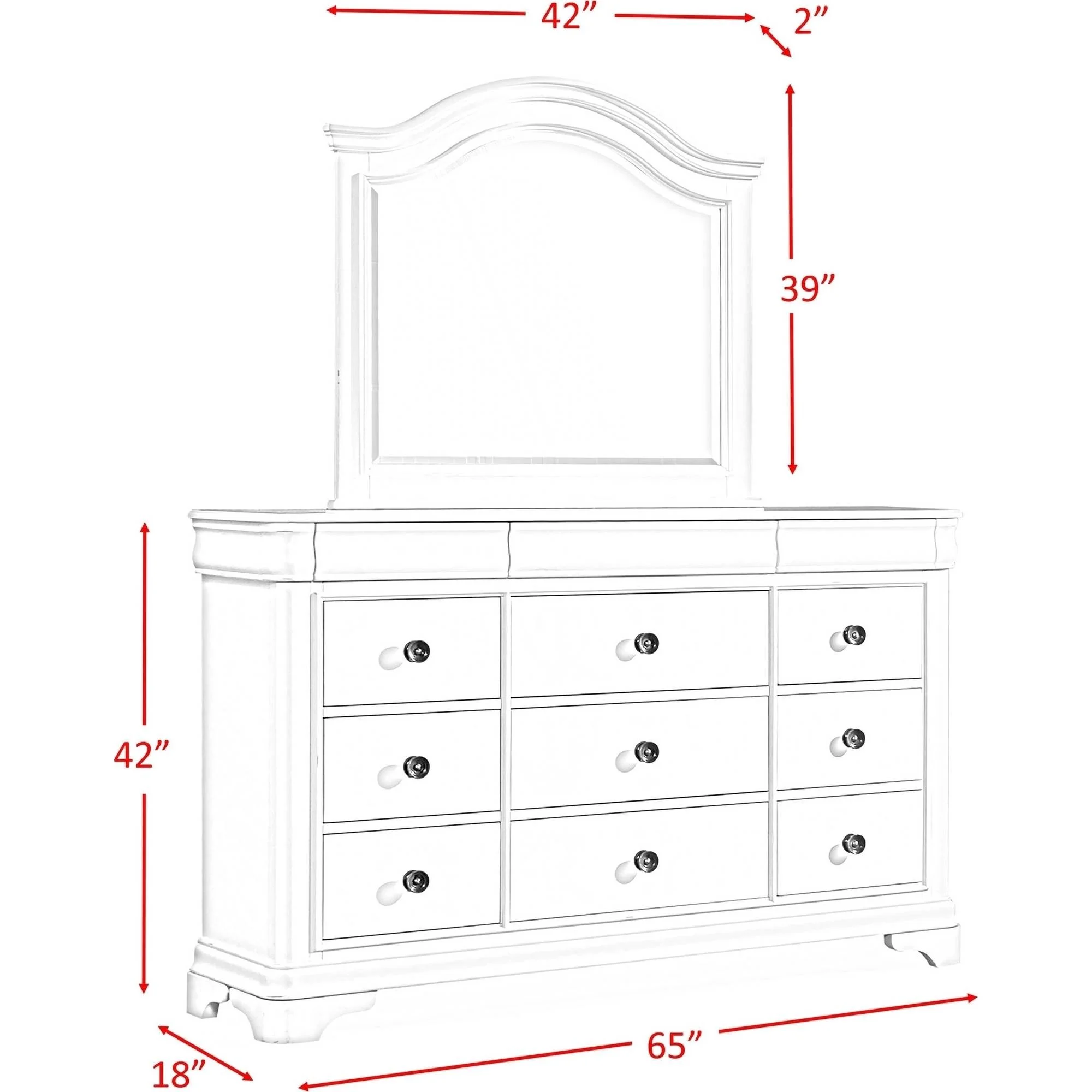 Picket House Furnishings Conley Cherry Panel Bedroom Set, Multiple Sizes and Configurations