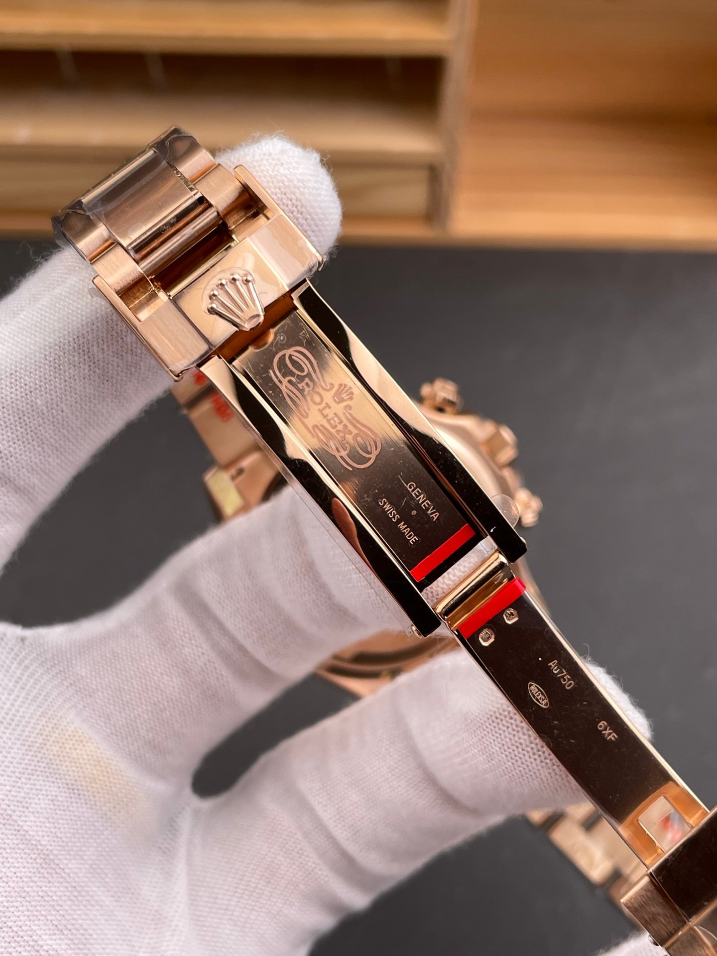 Rolex Daytona Rose Gold Black Gold Diamond