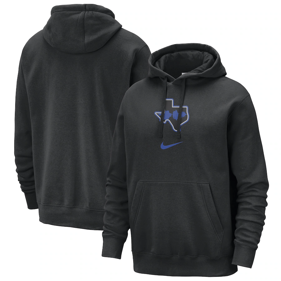 Men's Dallas Mavericks  Black 2023/24 City Edition Essential Club Pullover Hoodie