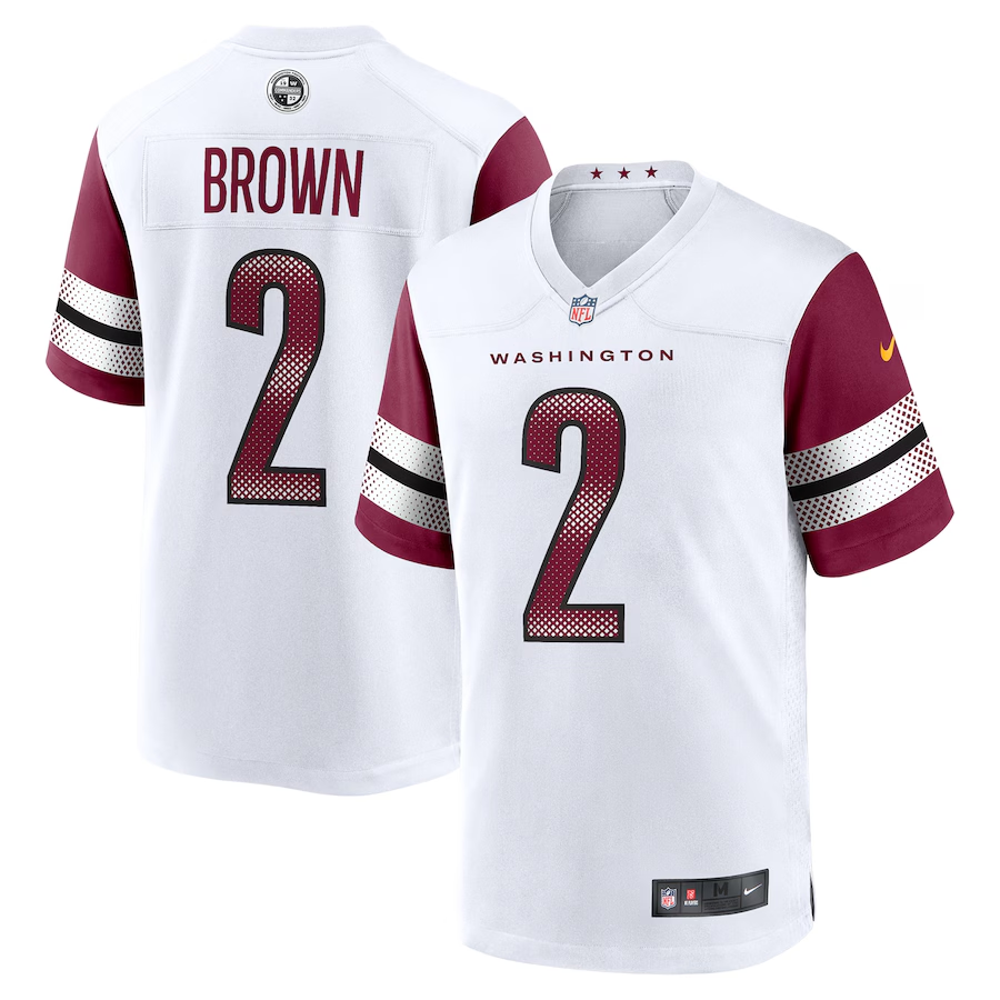 Washington Commanders Dyami Brown White Game Jersey