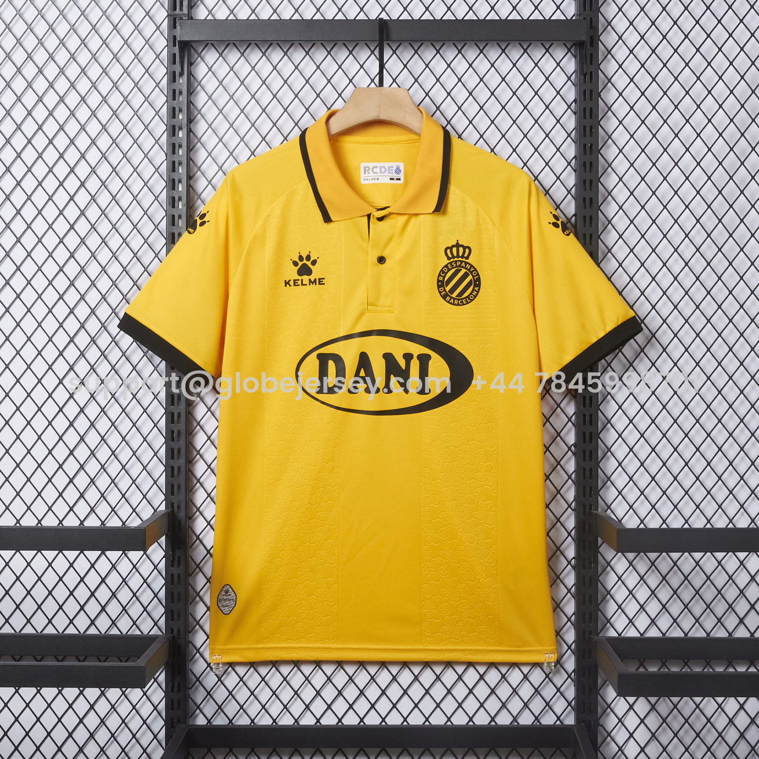 RCD Espanyol 25-26 125th Anniversary Yellow Jersey - Fans Version