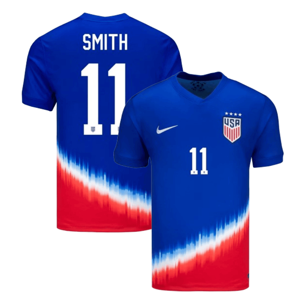 Sophia Smith 11 USWNT 2024 American Icon Away Stadium Jersey – Men Blue
