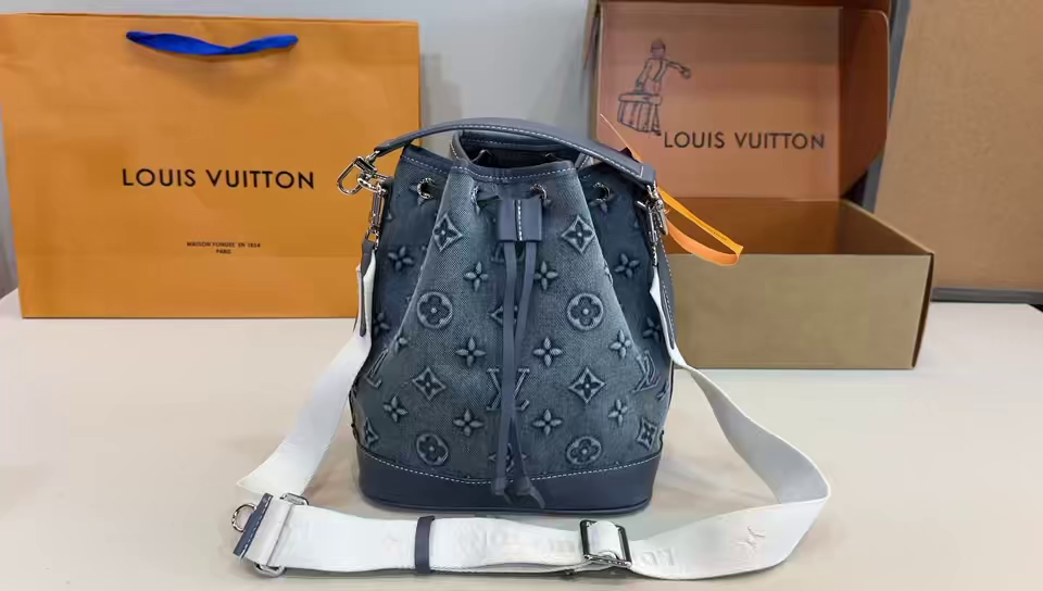 Lv Bucket Denim Bag