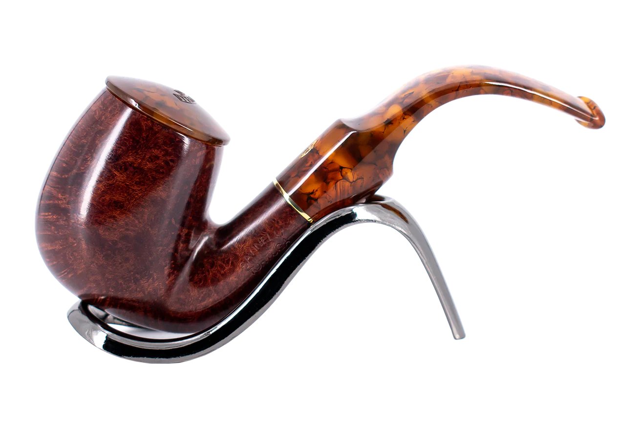 Savinelli Tortuga Smooth Shape No. 614 - 6mm Briar Pipe