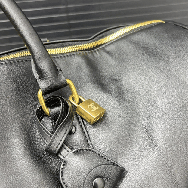 Chanel Duffel/Travel Bag Black 19.7 Inches