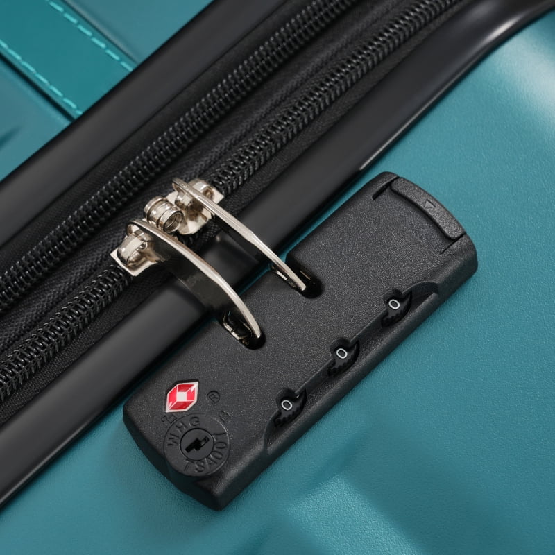Front Opening Luggage Set 3 Piece, Hardside Carry on Suitcase with USB Port, Expandable Luggage with Handle Bag Spinner Wheels TSA Lock