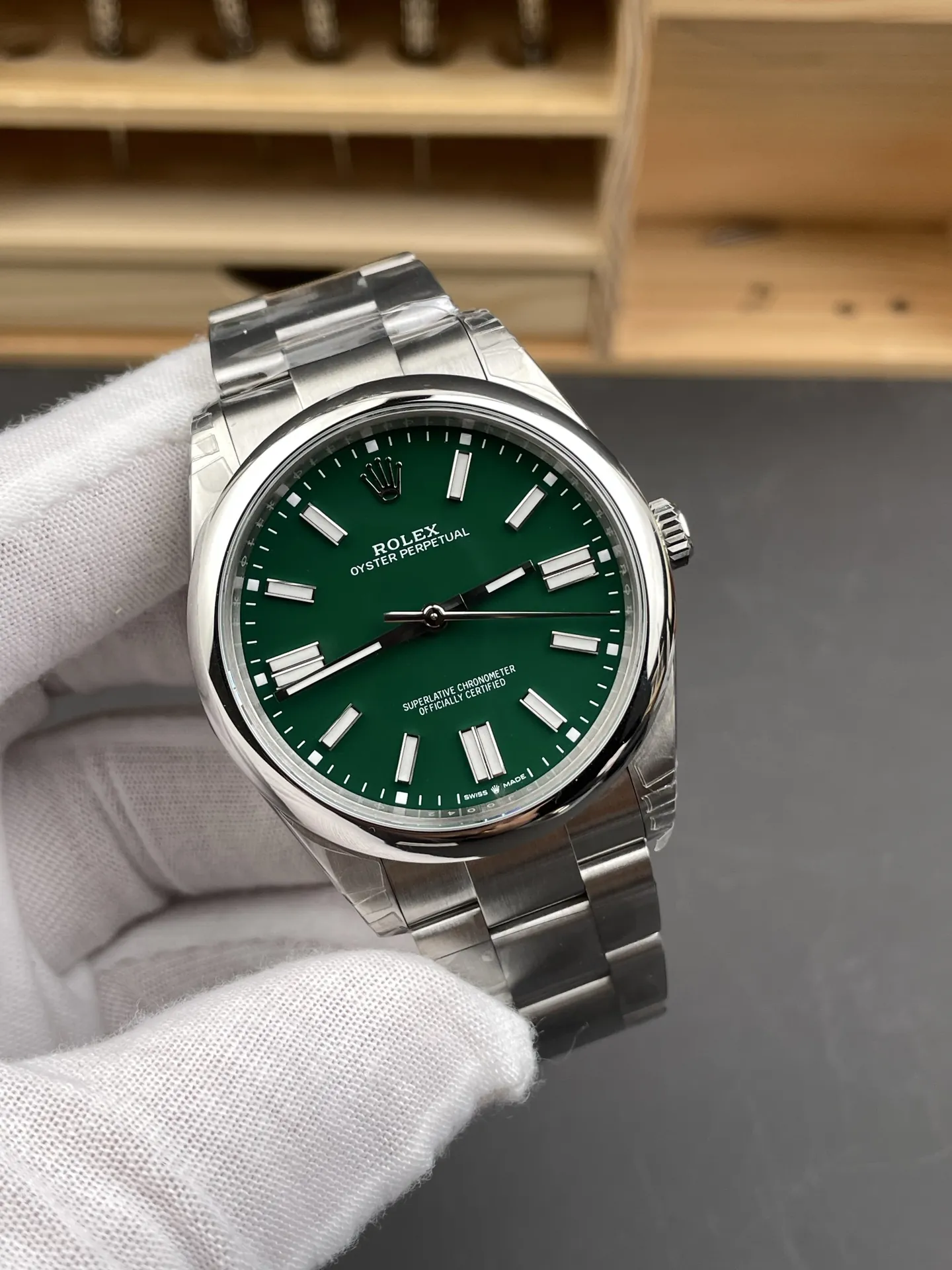 Rolex Datejust Green Dial 41mm