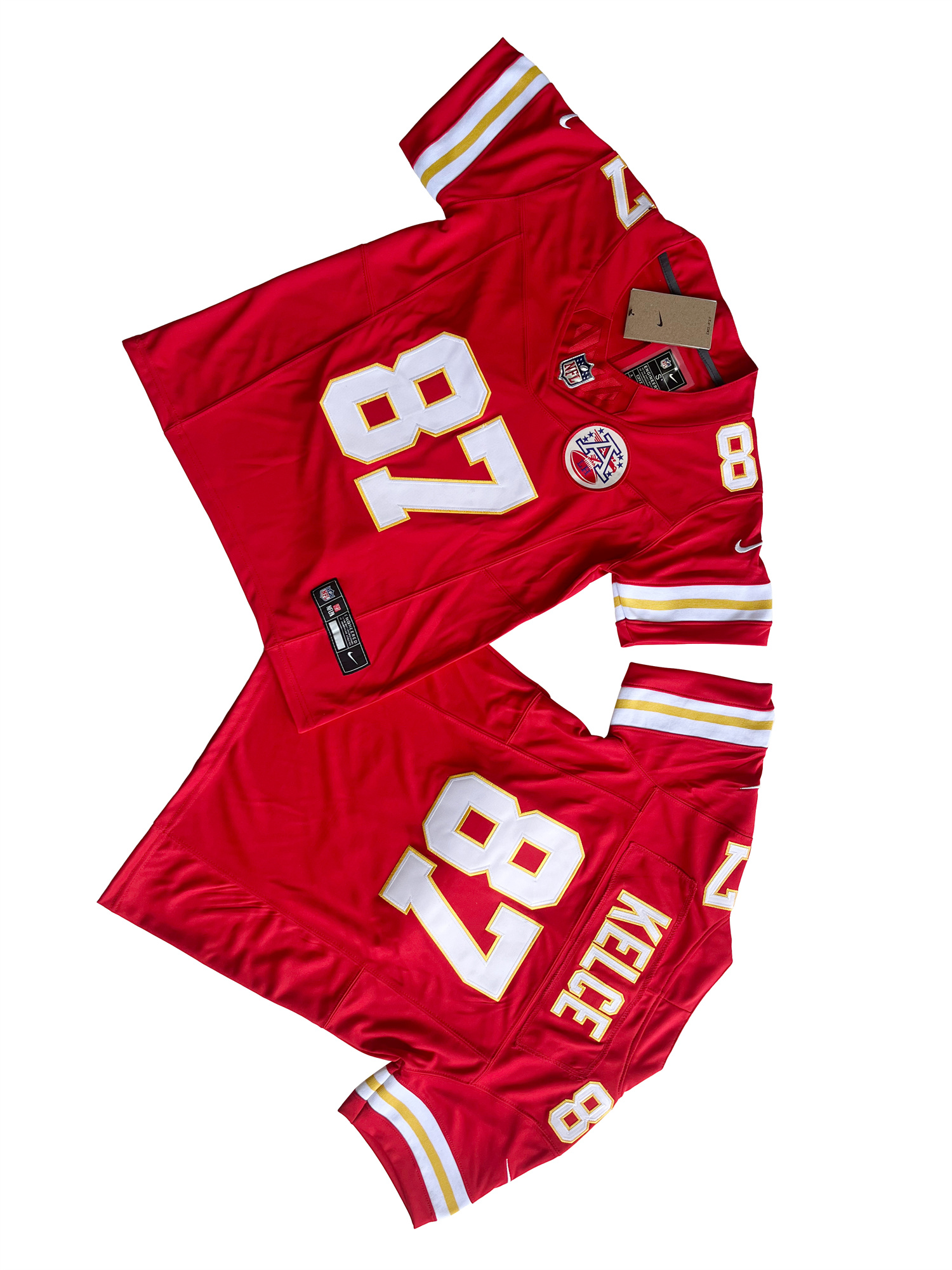 Youth Kansas City 87# Travis Kelce Vapor F.U.S.E. Limited Jersey