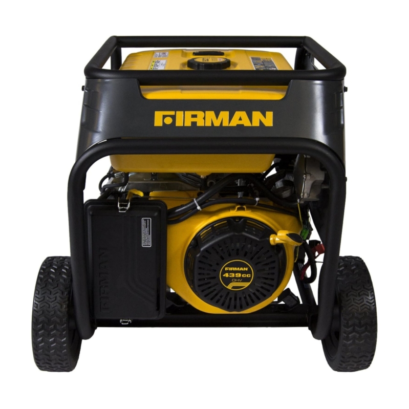 FIRMAN H08051 Dual Fuel Portable Generator. 10.000-Watts Power Generator with Electric Start. 12 Hours of Run Time. 439cc Engine. Versatile and Durable Generator