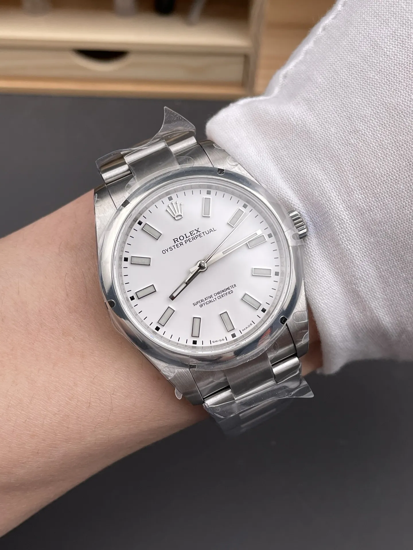 Rolex Datejust White Dial 39mm