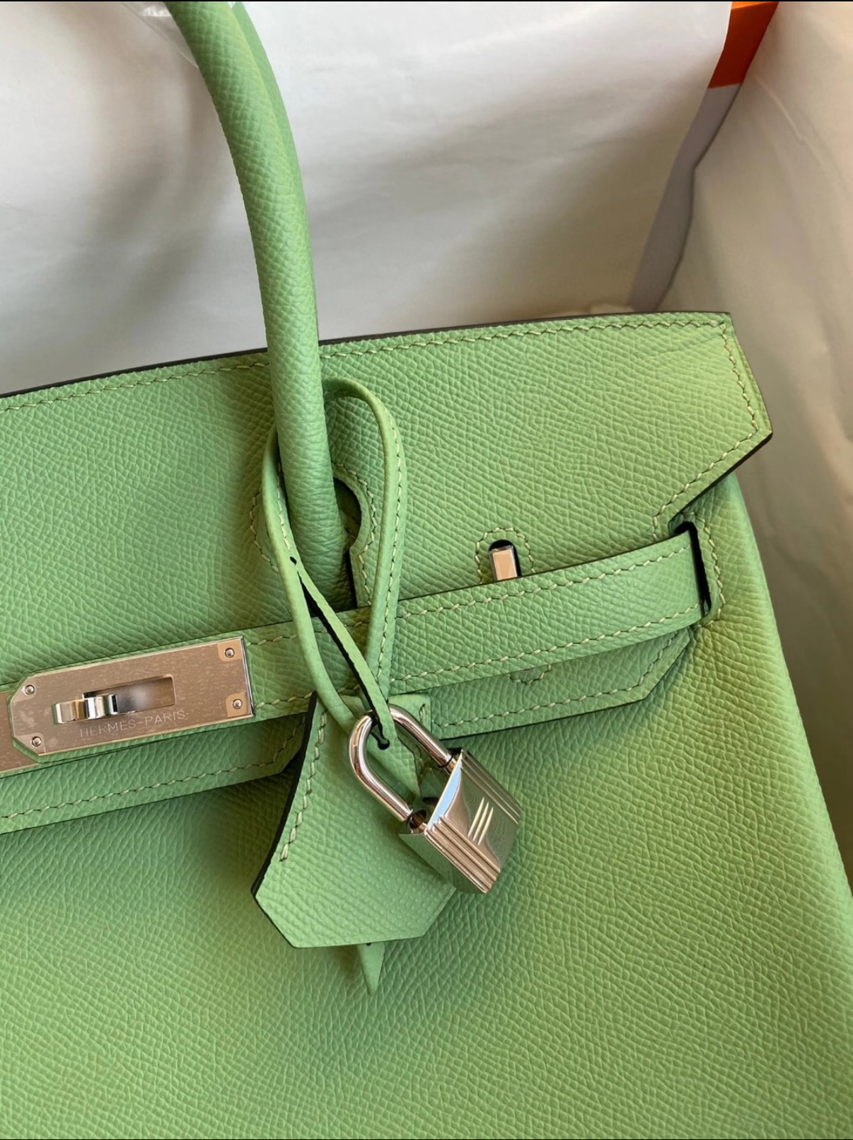 Hermès Birkin 25-30cm Vert Avocat 🥑  EPSON custom