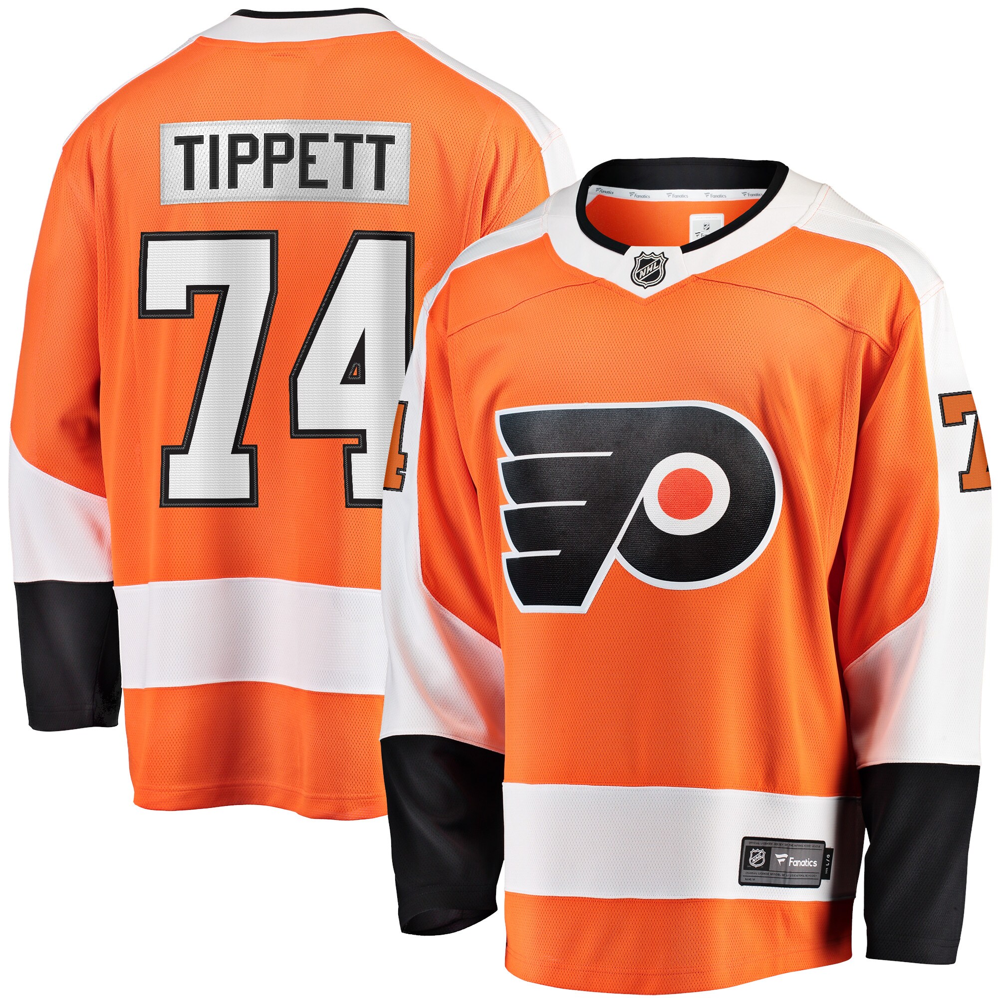 Owen Tippett Philadelphia Flyers Fanatics Home Breakaway   Jersey – Orange