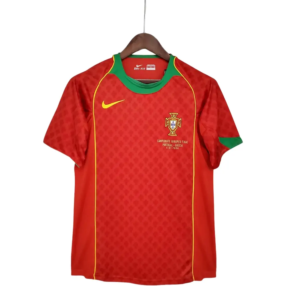 2004 Portugal home retro jersey-fans edition