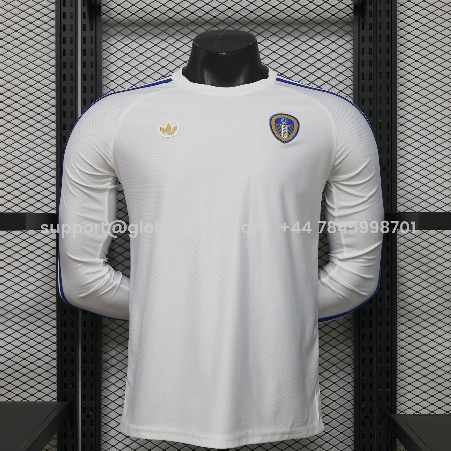 Leeds United 25-26 Icon Travel Special White Long Sleeves Jersey - Player Version