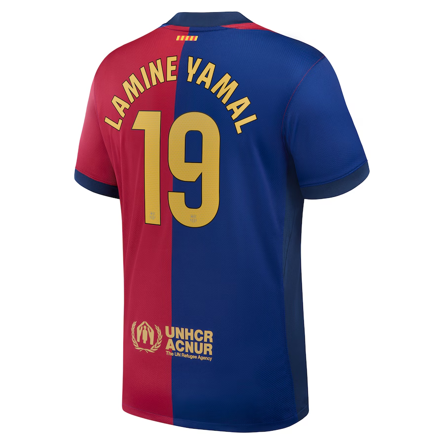 Lamine Yamal Barcelona Royal 2024/25 Home Replica Jersey