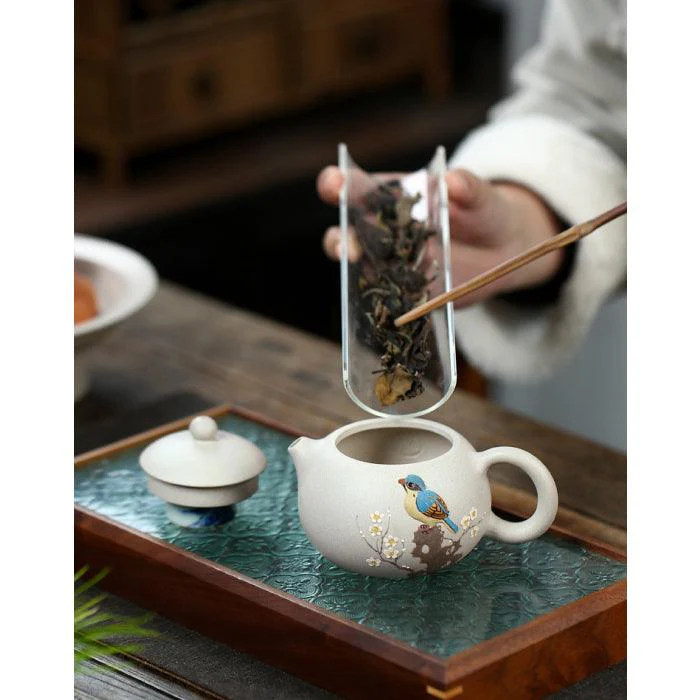 Yixing Teapot White Jade Duan Ni Clay 250ml