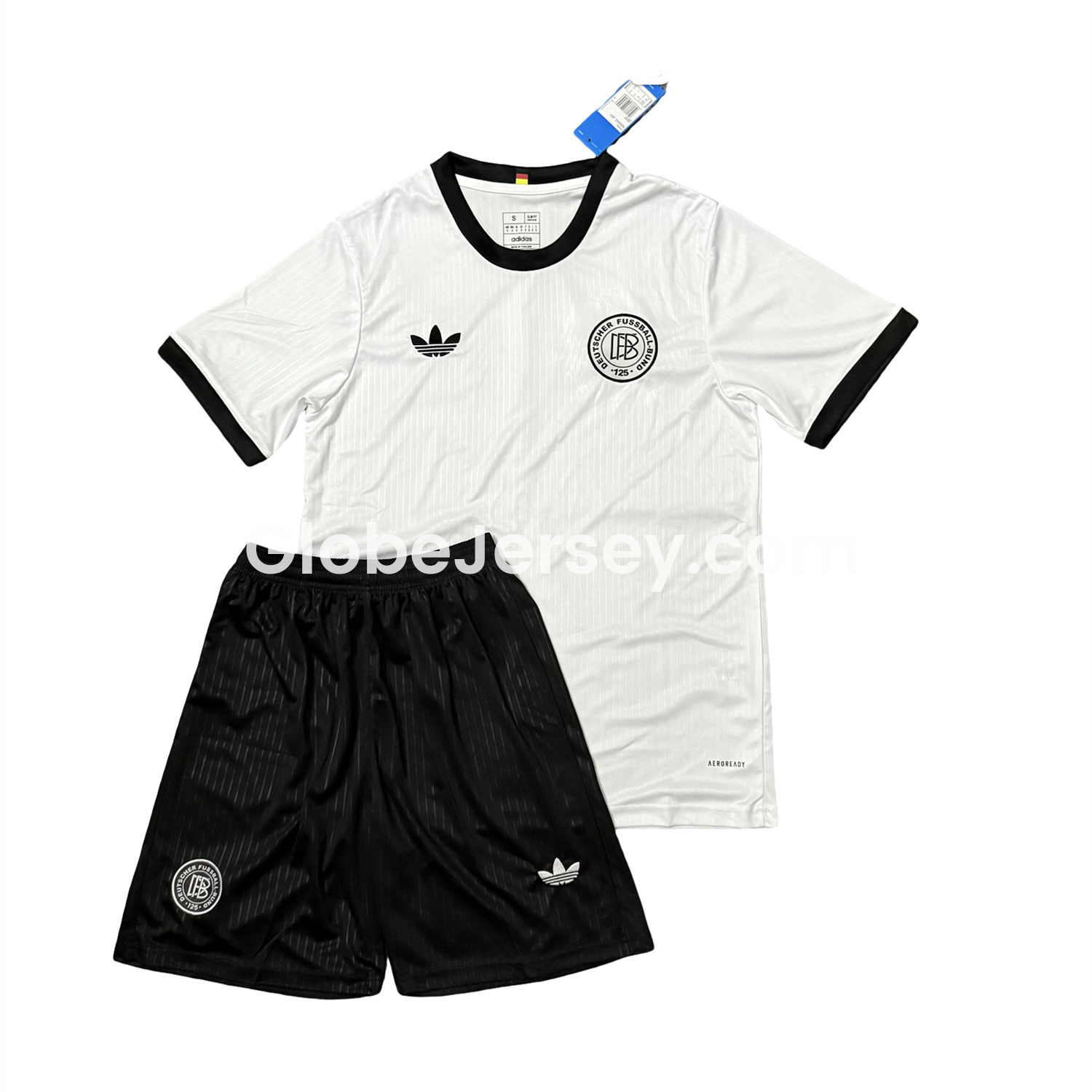 Germany 2025 125-Year Anniversary White Men's Adult Jersey Set - Fans Version
