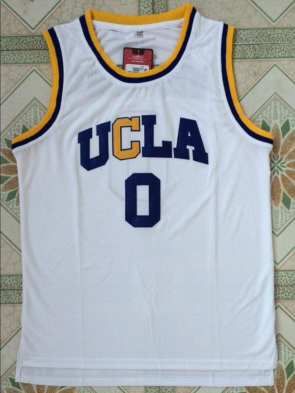 NCAA UCLA No. 0 Spruit White Jersey