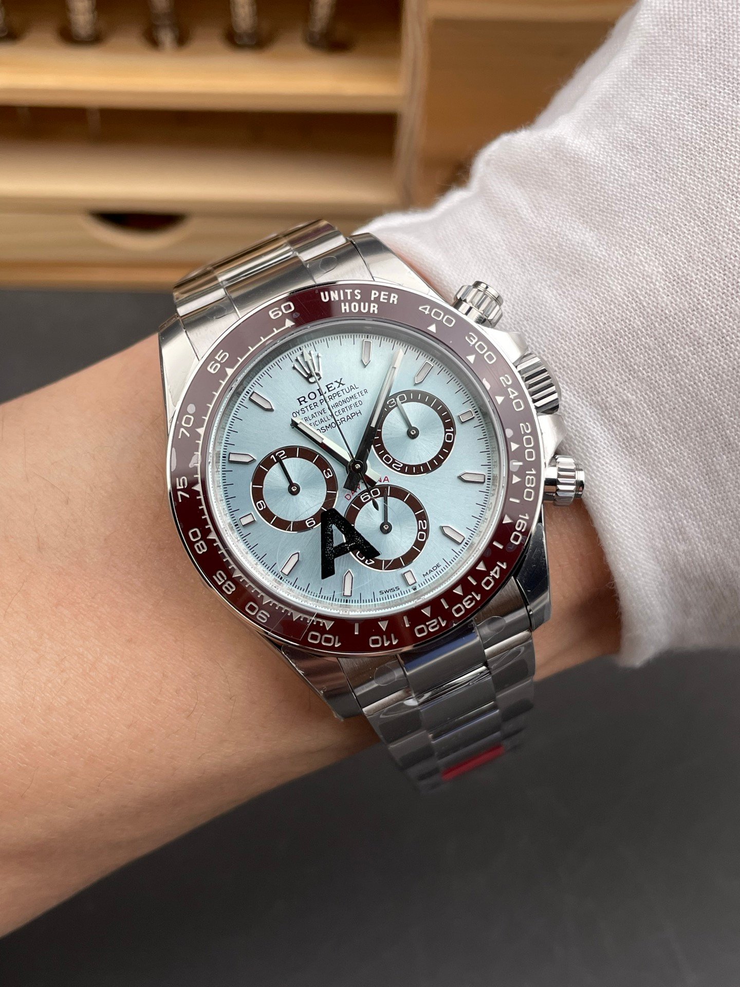 Rolex Daytona Ice Blue Baton V3