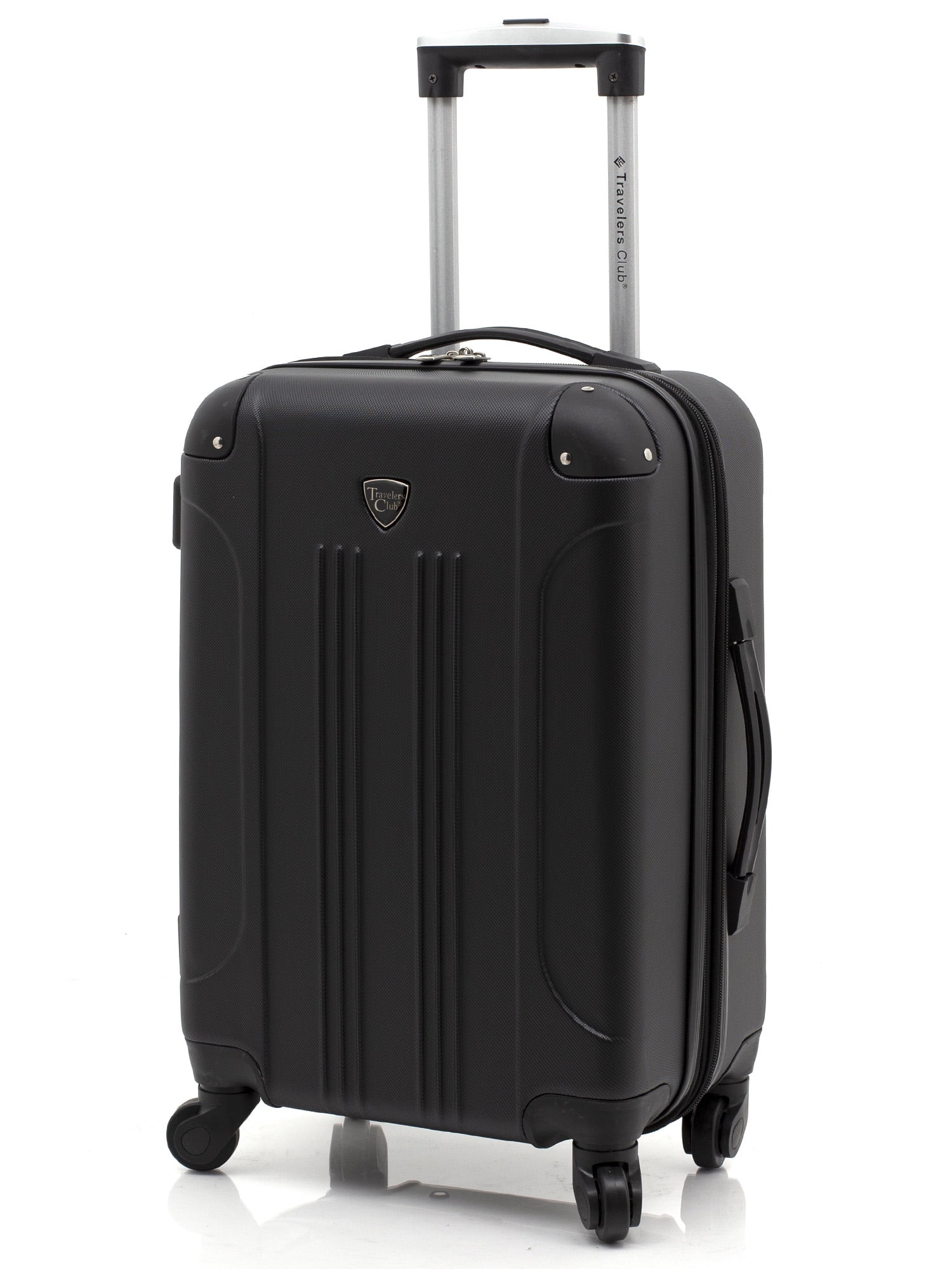 Travelers Club Chicago 3-Piece ABS Expandable ABS Travel Set - Silver