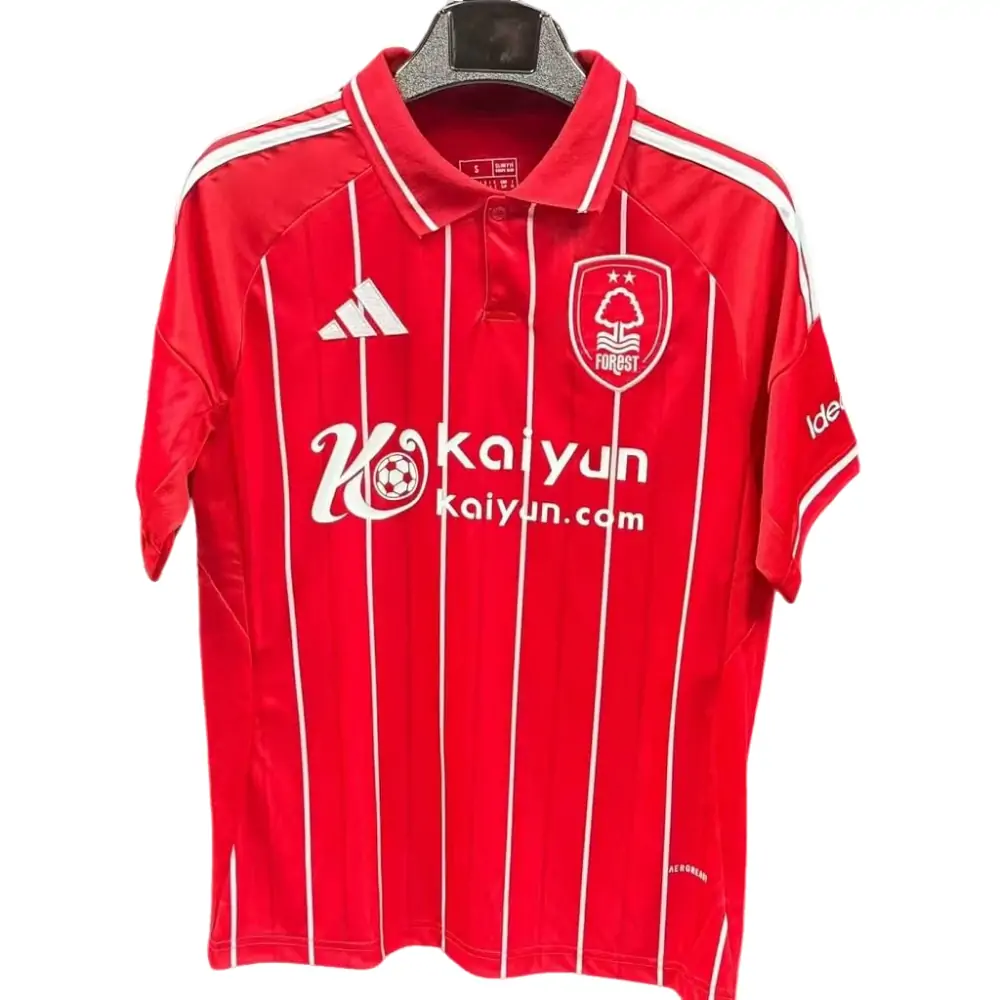 2025-26 Nottingham Forest Home Jersey - Fans Edition