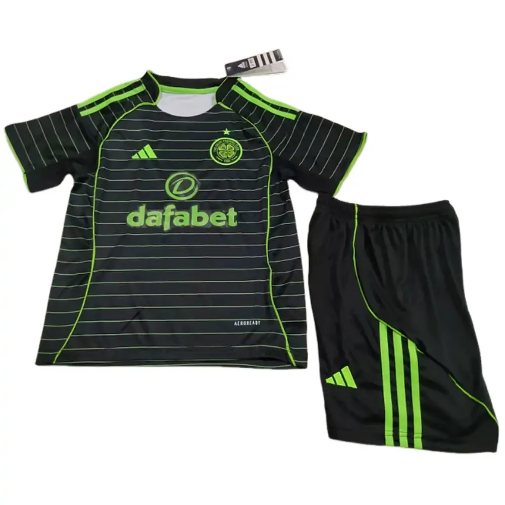 2025-26 Celtic Away Jersey - Kids Size Fans Edition