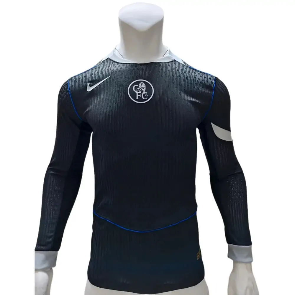 2025-26 Chelsea Second Away Long Sleeve Kit - Player Version