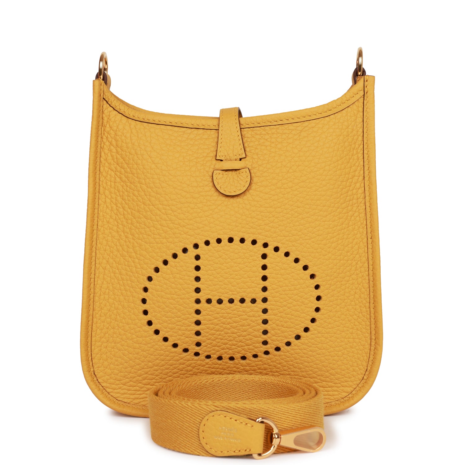 Evelyne TPM Jaune Ambre Clemence Gold Hardware