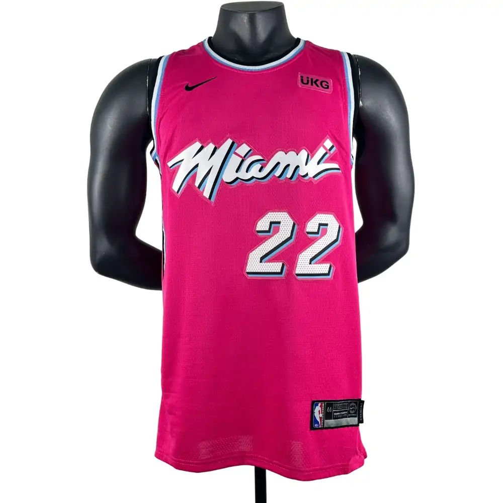 Embroidered Heat Crew Neck Pink No. 22 Butler