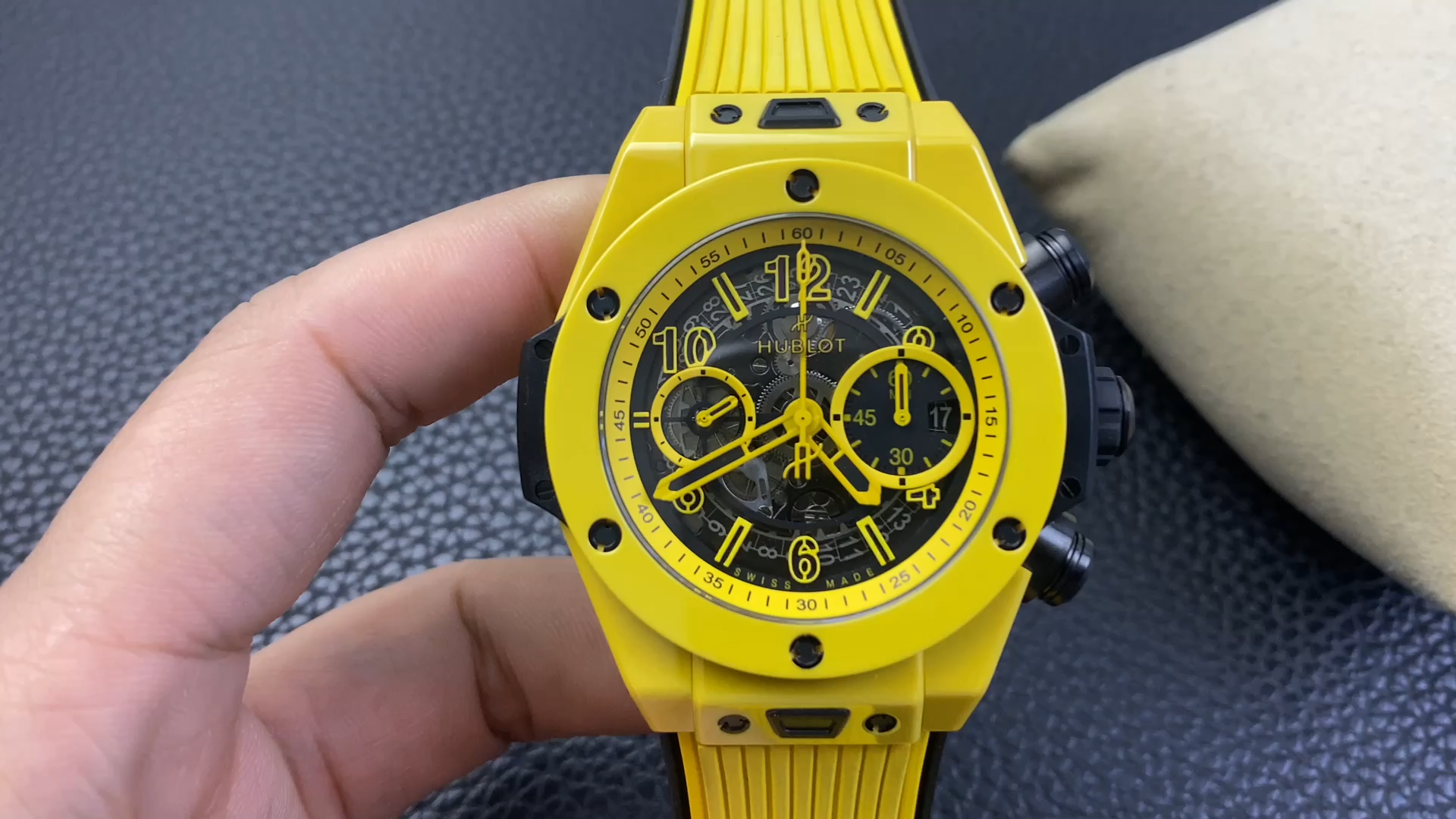 【Super Clone】Hublot Big Bang Unico Yellow Magic 441.CY.471Y.RX 42mm