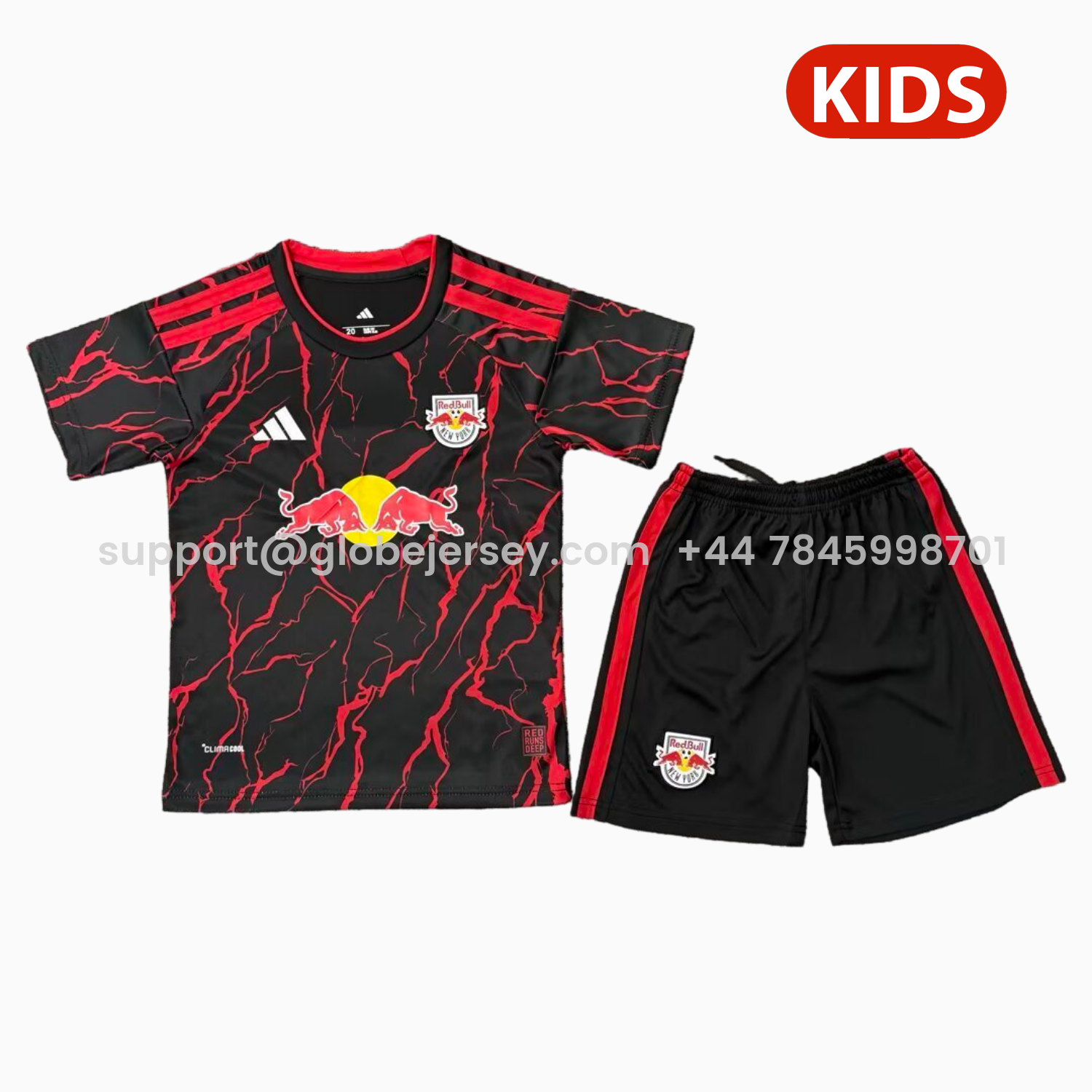 New York Red Bulls 2026 Home Kids Kit