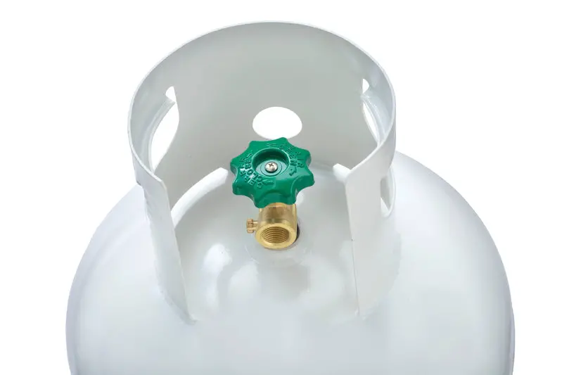 100 lb Steel Propane Cylinder – POL Valve Configuration. Shipped Empty. DOT-Approved