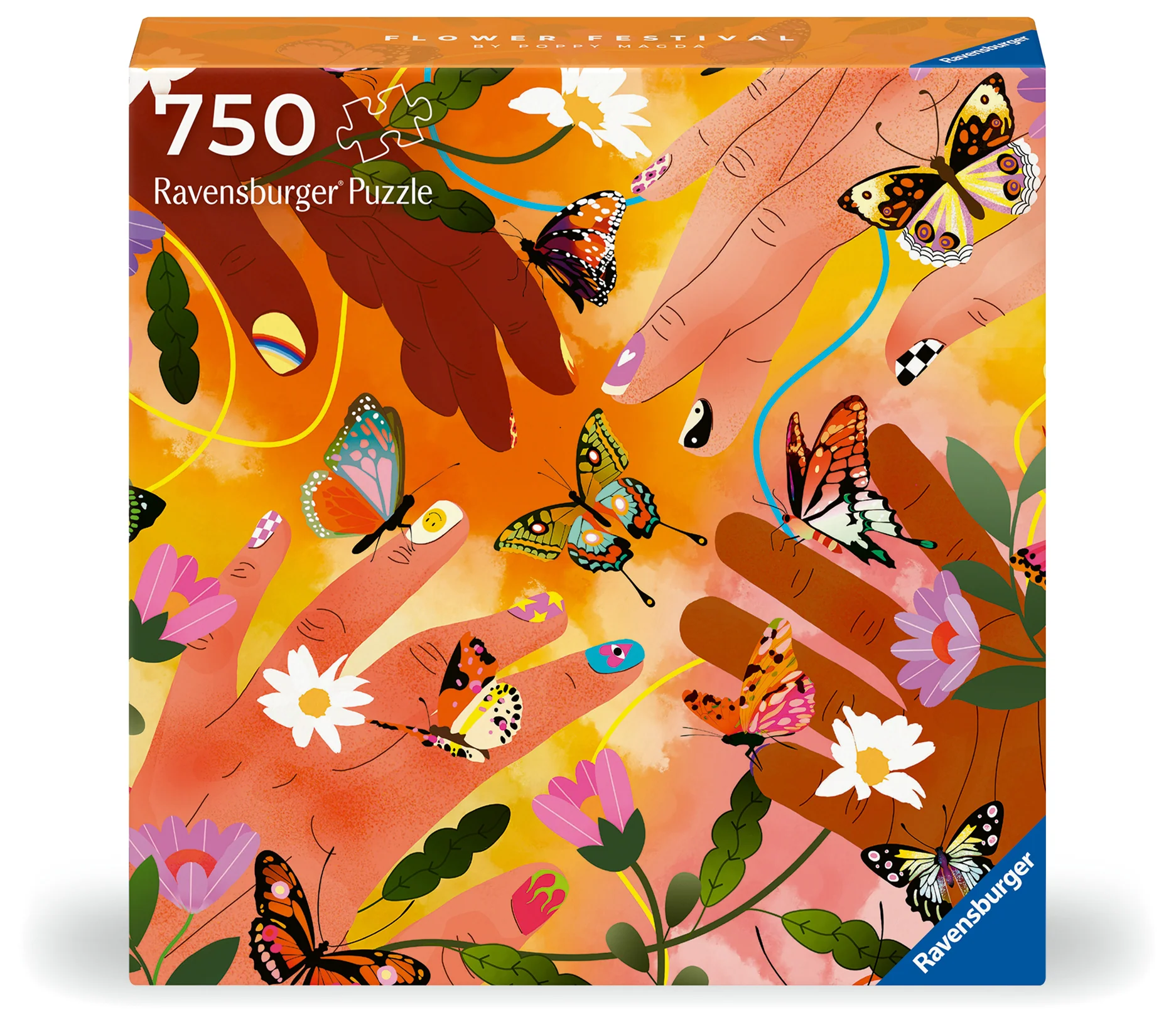 Flower Festival by Art & Soul – 750 Piece Jigsaw Puzzle (Ravensburger)