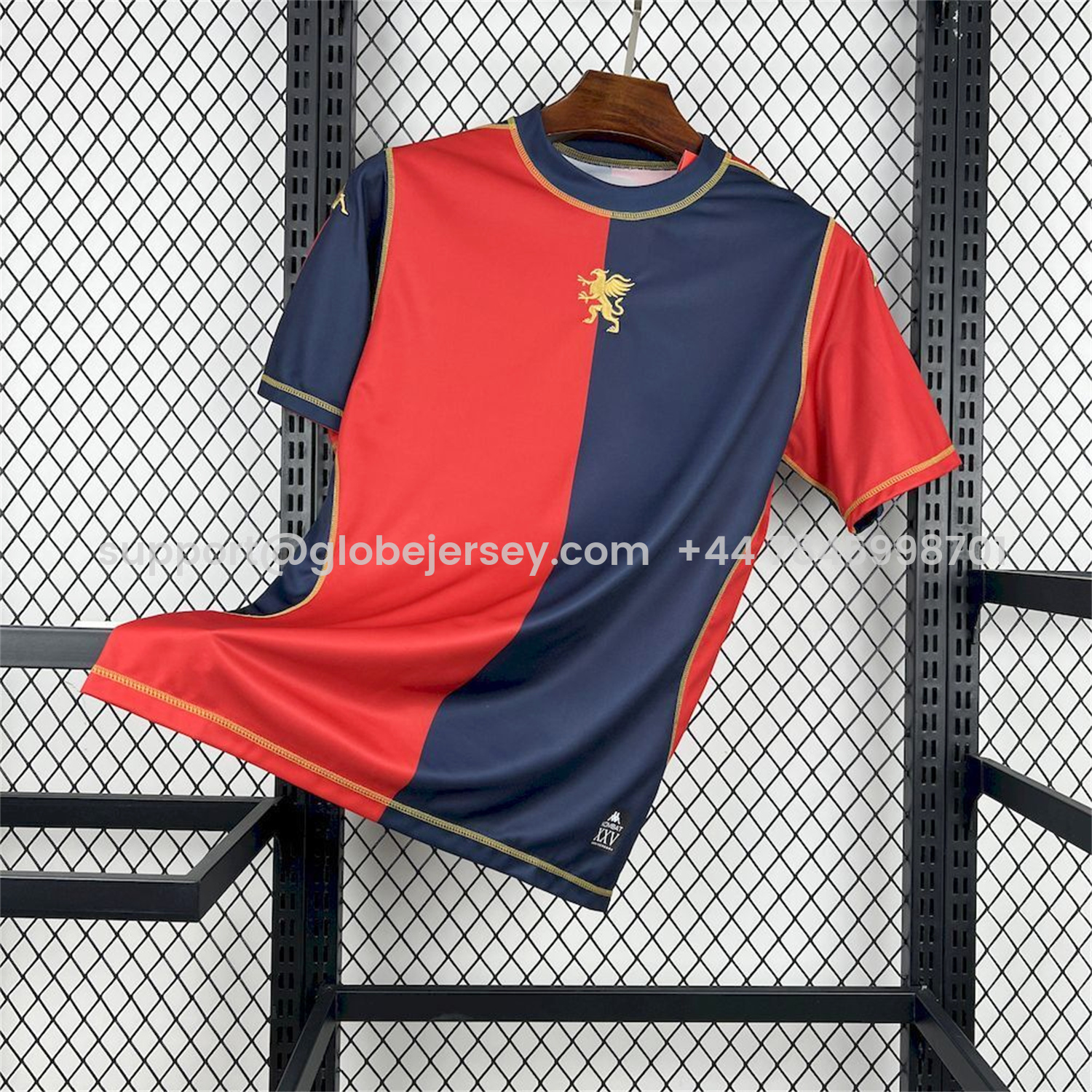 Genoa 25-26 Red And Blue Special Jersey - Fans Version